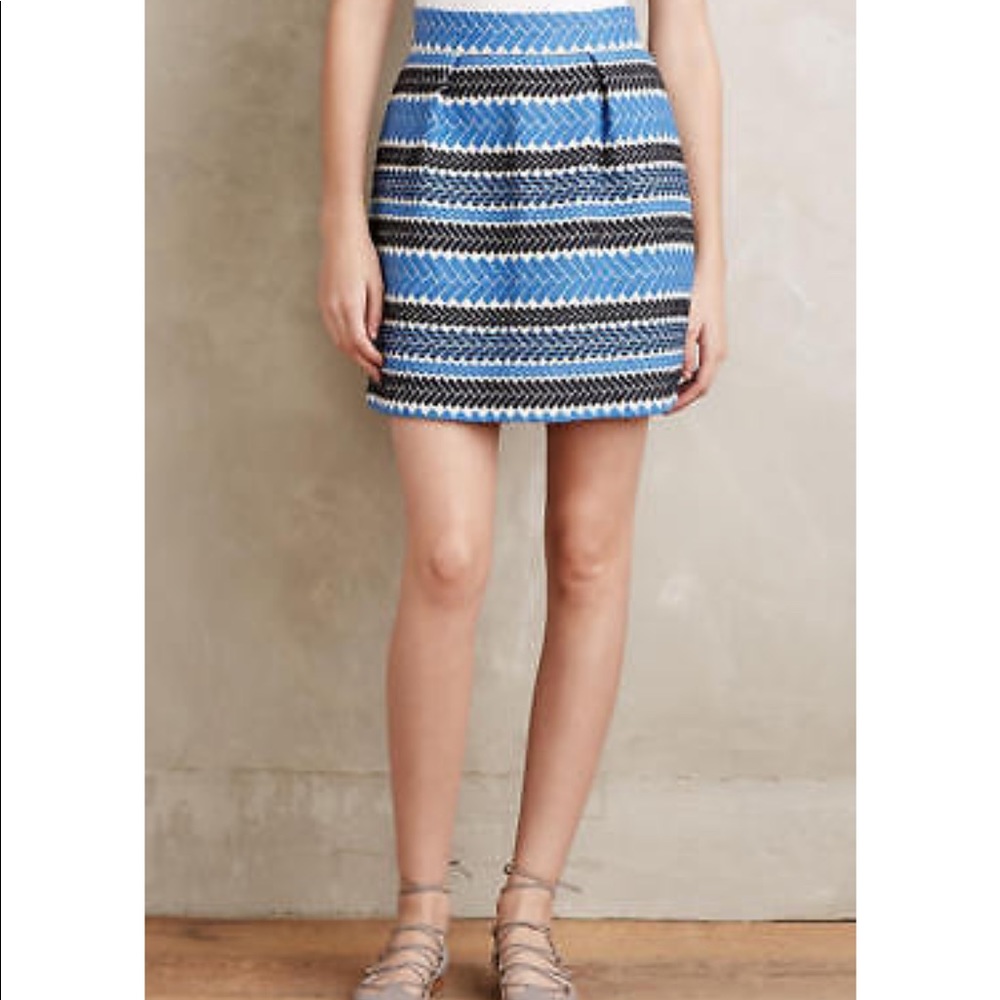 Anthropologie Nomad Morgan Carper Skirt